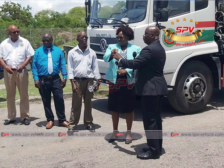 Receipt Ceremony for SPV Garbage Compactors Truck